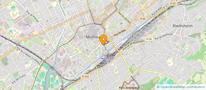 localisation de l'entreprise PRESSING VIT NET SARL  MULHOUSE