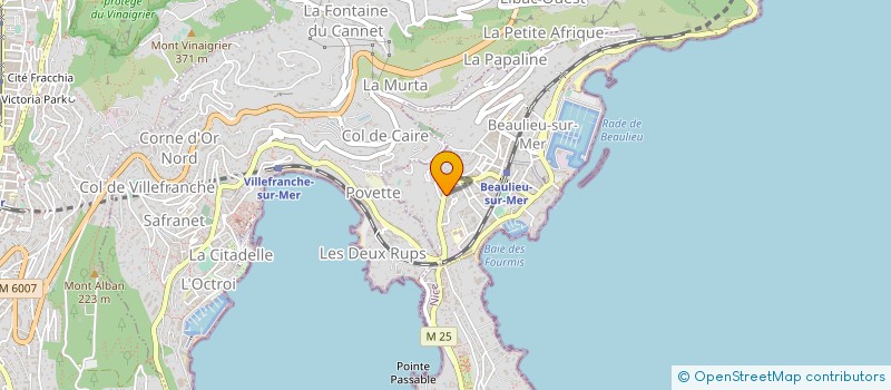 localisation de l'entreprise PRESSING WALTER  BEAULIEU-SUR-MER