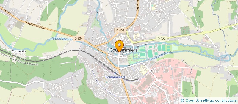 localisation de l'entreprise PRESSINGS DE SEINE ET MARNE à COULOMMIERS