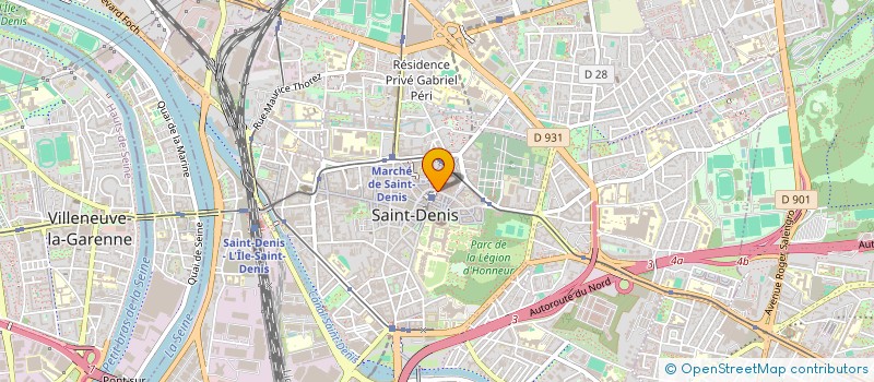 localisation de l'entreprise PRESSINGS ECONOMIQUES DE LA BASILIQUE à SAINT-DENIS