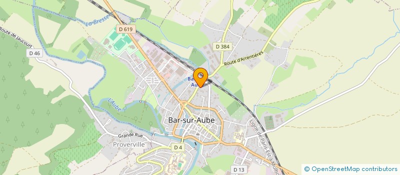 localisation de l'entreprise PRESSOIR BARALBIN à BAR-SUR-AUBE