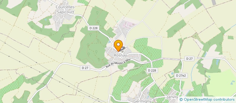 localisation de l'entreprise PRESSOIR DES MONTS DE REIMS à ROSNAY