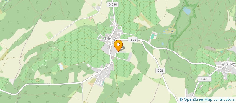 localisation de l'entreprise PRESSOIR LP GOULARD  TRIGNY