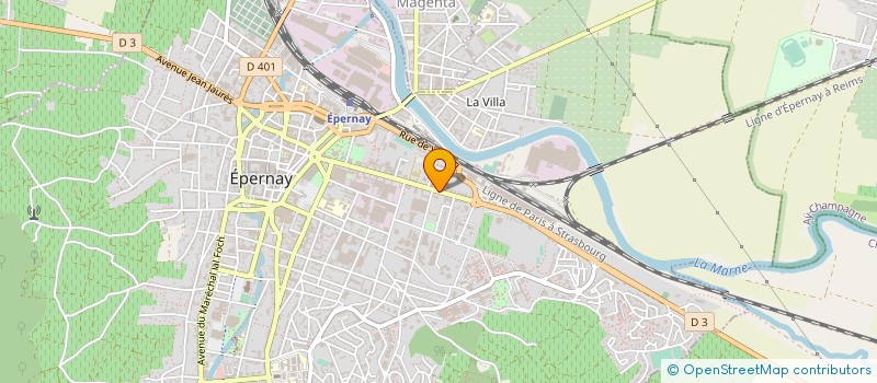 localisation de l'entreprise PRESSOIRS DE MONTCHEVRET à EPERNAY