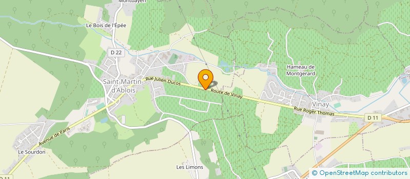 localisation de l'entreprise PRESSOIRS LALOUELLE à SAINT-MARTIN-D'ABLOIS
