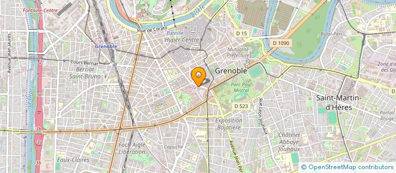 localisation de l'entreprise PRESSPLANET à GRENOBLE