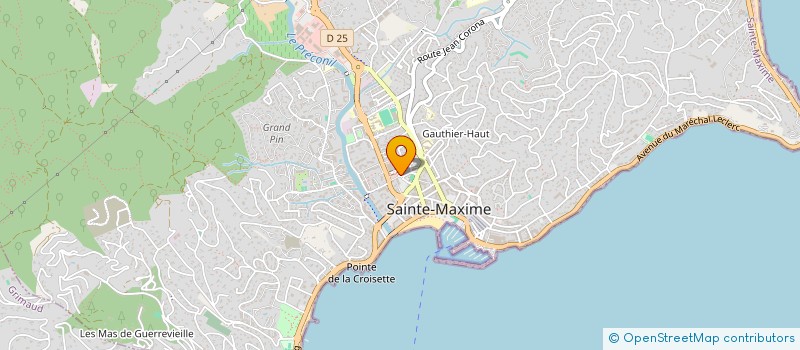 localisation de l'entreprise PRESSTO à SAINTE-MAXIME