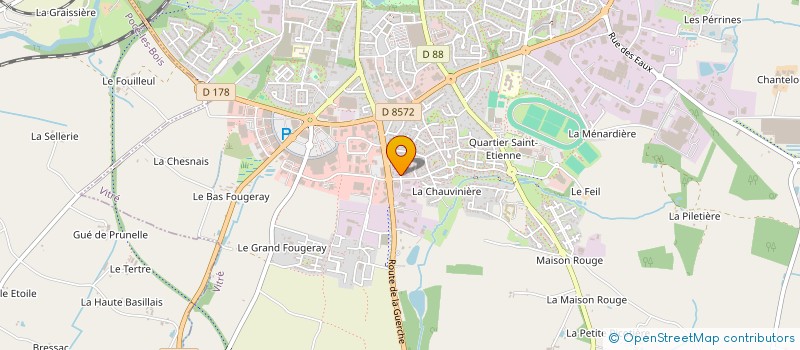 localisation de l'entreprise PRESSURTIS COURTAGE à VITRE