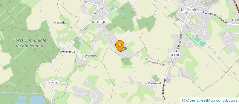 localisation de l'entreprise PREST'A DOMICILE à TOURMIGNIES