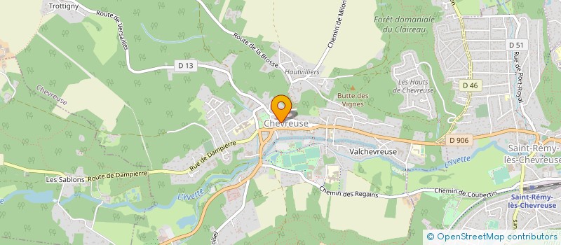 localisation de l'entreprise PREST'ACTION ORGANISATION à CHEVREUSE