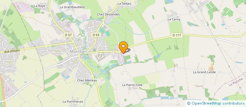 localisation de l'entreprise PREST'AE à MONTBERT
