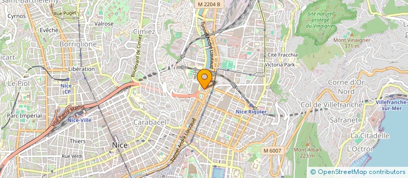 localisation de l'entreprise PREST'AFFAIRES à NICE