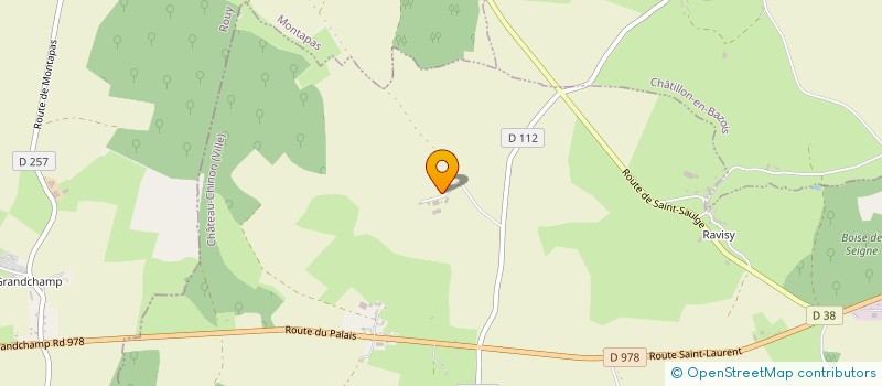 localisation de l'entreprise PREST'AGRI 58  ALLUY