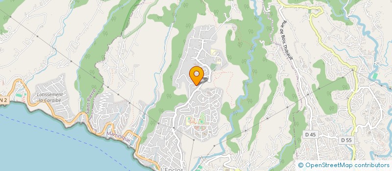 localisation de l'entreprise PREST AGRI CARAIBE  SCHLCHER