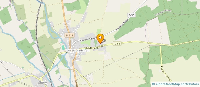 localisation de l'entreprise PREST'AGRI SERVICES à LURY-SUR-ARNON