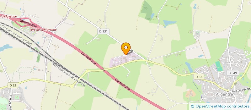 localisation de l'entreprise PREST'AGRO SN  ARGENTRE