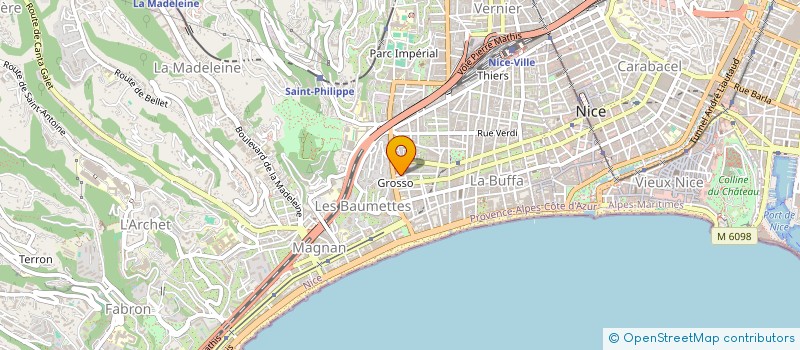 localisation de l'entreprise PREST'ALOHA à NICE