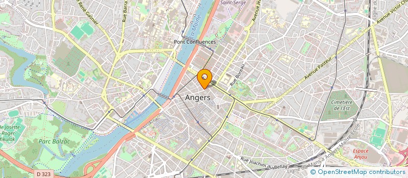 localisation de l'entreprise PREST'ART à ANGERS