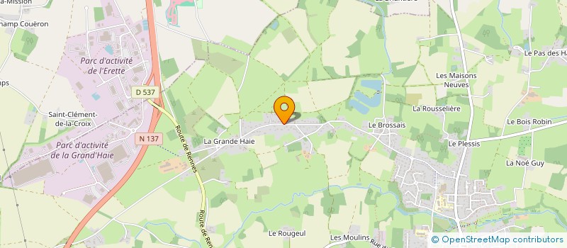 localisation de l'entreprise PREST'ASSO  GRANDCHAMP-DES-FONTAINES