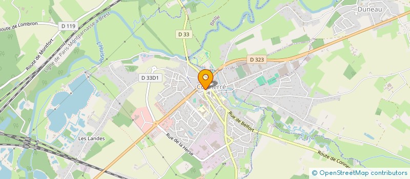 localisation de l'entreprise PREST'ASSUR  CONNERRE