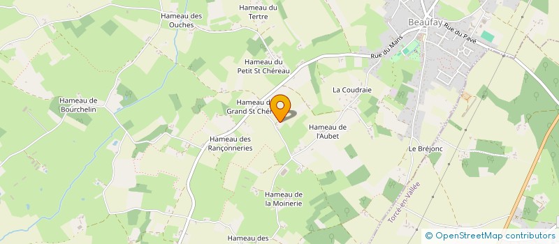 localisation de l'entreprise PREST'AT DEVELOPPEMENT à SAINT-GEORGES-DU-ROSAY