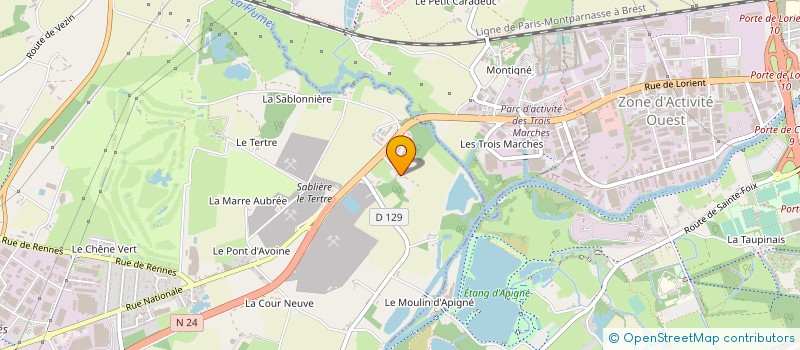 localisation de l'entreprise PREST ATA LOC à LE RHEU