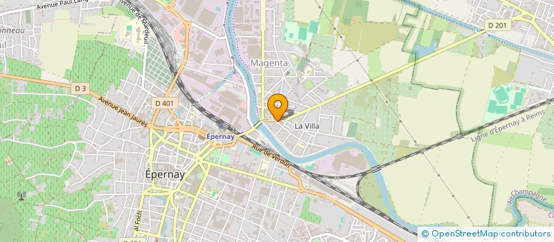 localisation de l'entreprise PREST' AVENIR  EPERNAY