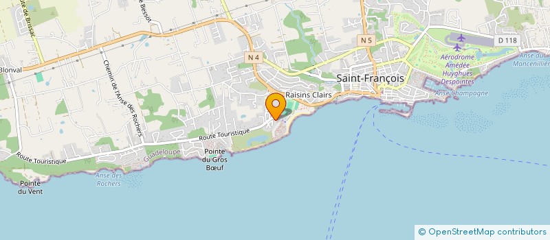 localisation de l'entreprise PREST AYA  SAINT FRANCOIS