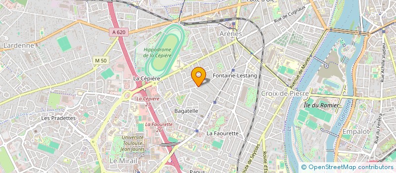 localisation de l'entreprise PREST'ELEC ETUDES à TOULOUSE