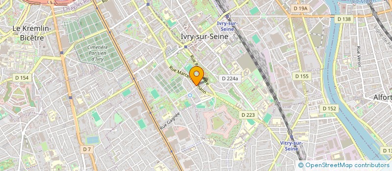 localisation de l'entreprise PREST'HOTEL à IVRY-SUR-SEINE