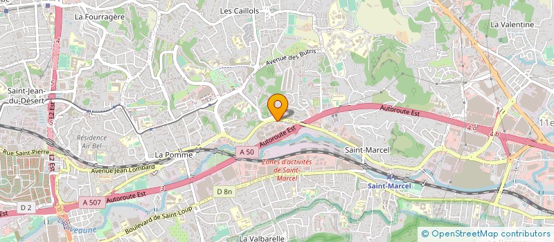 localisation de l'entreprise PREST'HYG à MARSEILLE