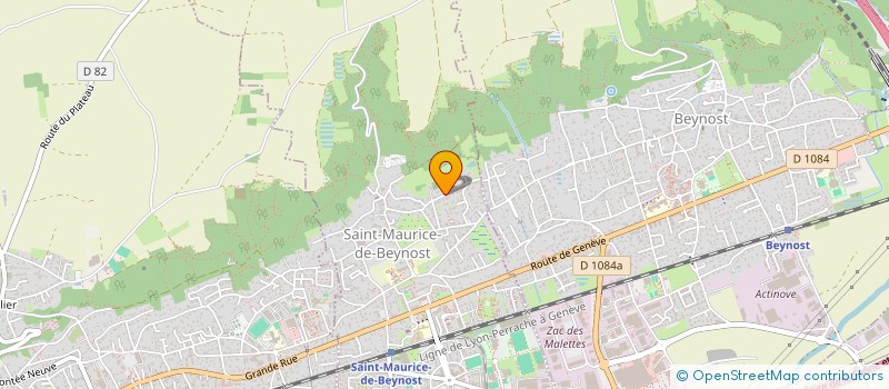 localisation de l'entreprise PREST & LINK  SAINT-MAURICE-DE-BEYNOST