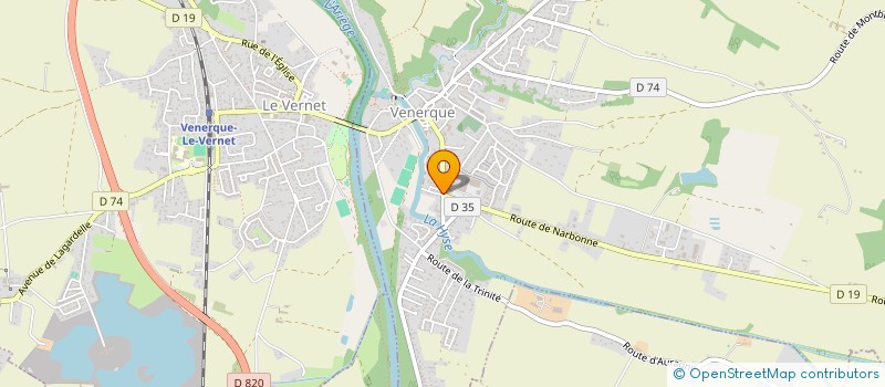 localisation de l'entreprise PREST ORDI  VENERQUE