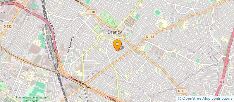 localisation de l'entreprise PREST SERV INDUSTRIE GENIE CLIMATIQUE à DRANCY