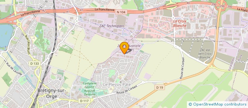 localisation de l'entreprise PREST SERVICE à LE PLESSIS-PATE