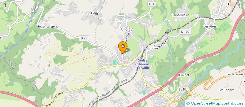 localisation de l'entreprise PREST ' SERVICES  GROISY