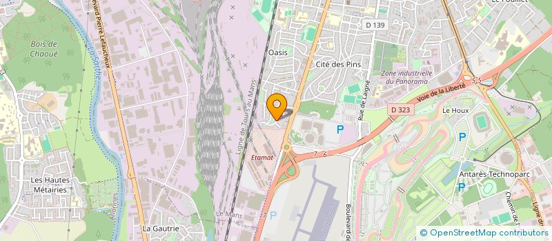 localisation de l'entreprise PREST YH à LE MANS