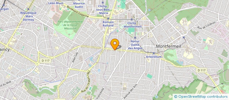localisation de l'entreprise PRESTA à MONTFERMEIL