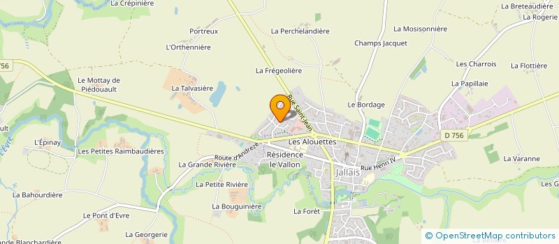 localisation de l'entreprise PRESTA 49 à BEAUPREAU-EN-MAUGES