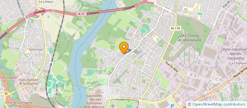 localisation de l'entreprise PRESTA ATLANTIQUE à NANTES