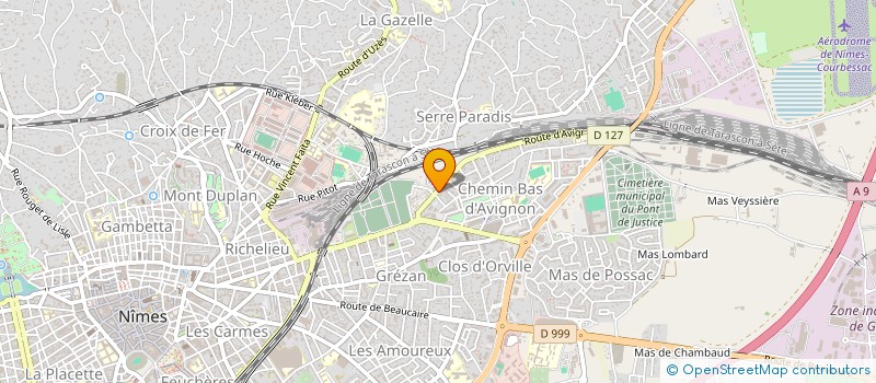 localisation de l'entreprise PRESTA BAT  NIMES