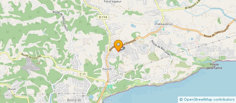 localisation de l'entreprise PRESTA BATI à SAINTE-ANNE