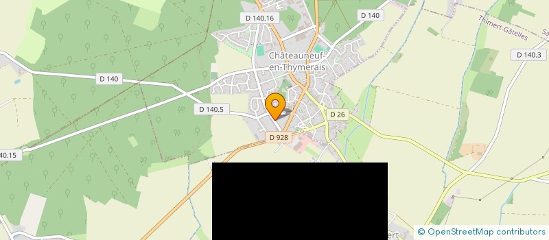 localisation de l'entreprise PRESTA'BOUCHER à CHATEAUNEUF-EN-THYMERAIS