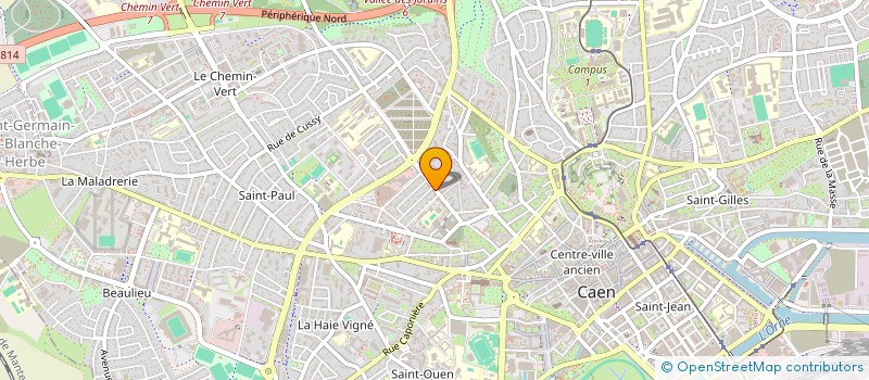 localisation de l'entreprise PRESTA CLEAN à CAEN