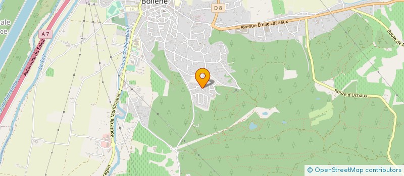 localisation de l'entreprise PRESTA'CLEM à BOLLENE