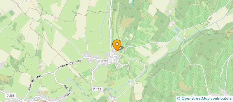 localisation de l'entreprise PRESTA'COM  ALUZE