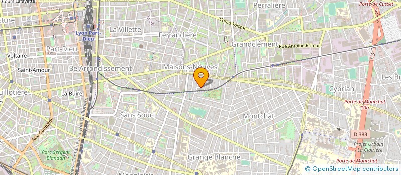 localisation de l'entreprise PRESTA CONCEPT  LYON