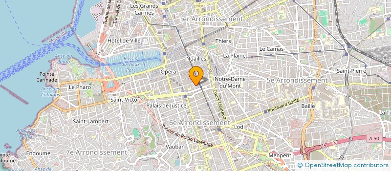 localisation de l'entreprise PRESTA CONSEIL à MARSEILLE