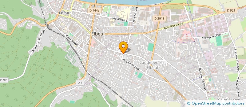 localisation de l'entreprise PRESTA'CONSEIL  CAUDEBEC-LES-ELBEUF