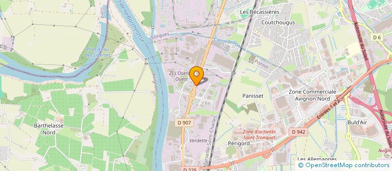 localisation de l'entreprise PRESTA,COP  LE PONTET